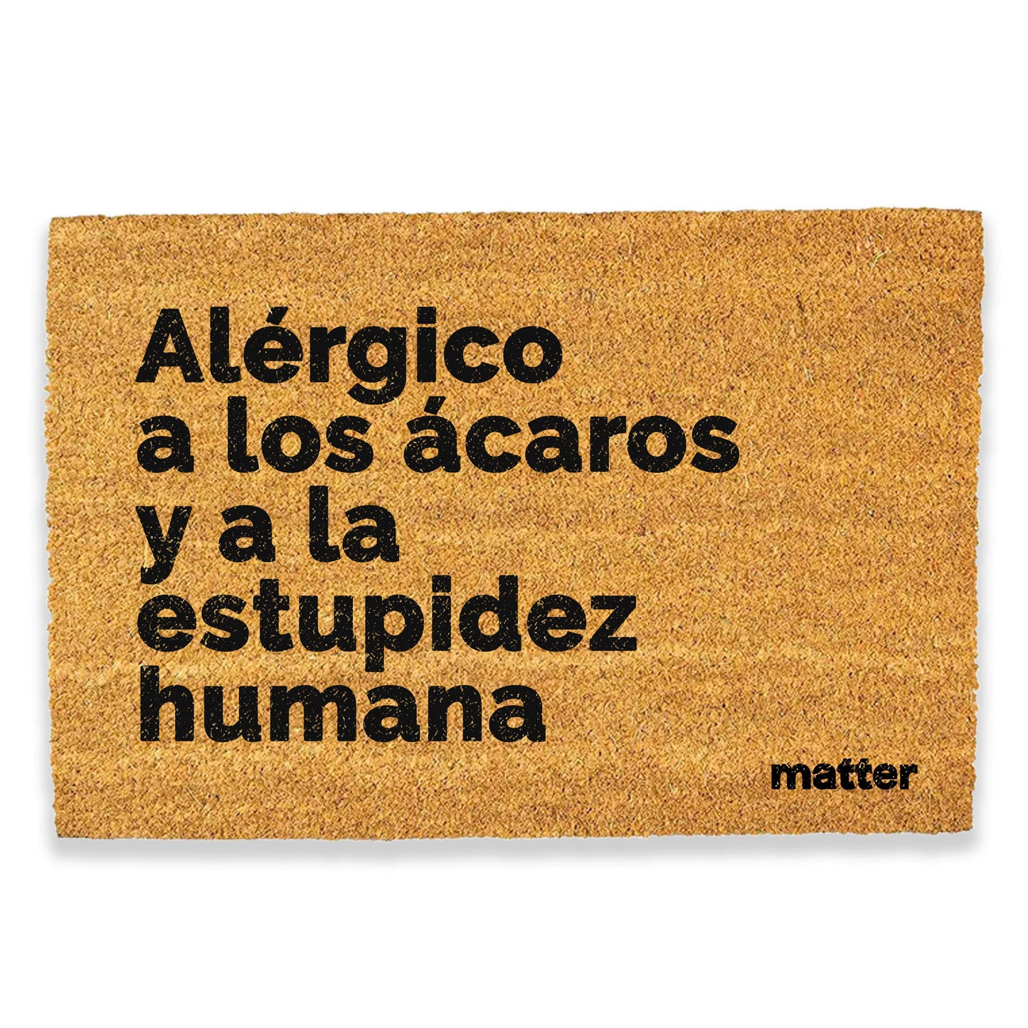 Alérgica a los ácaros | felpudo matter