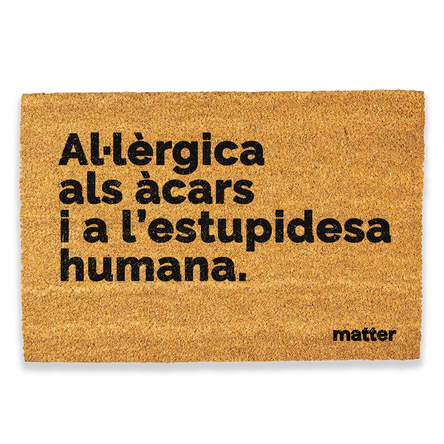 Alérgica a los ácaros | felpudo matter